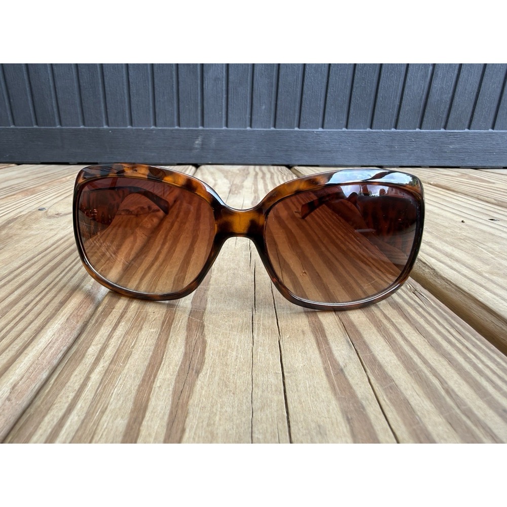 Vintage Y2K Tortoise Shell Oversized Square Lens Sunglasses